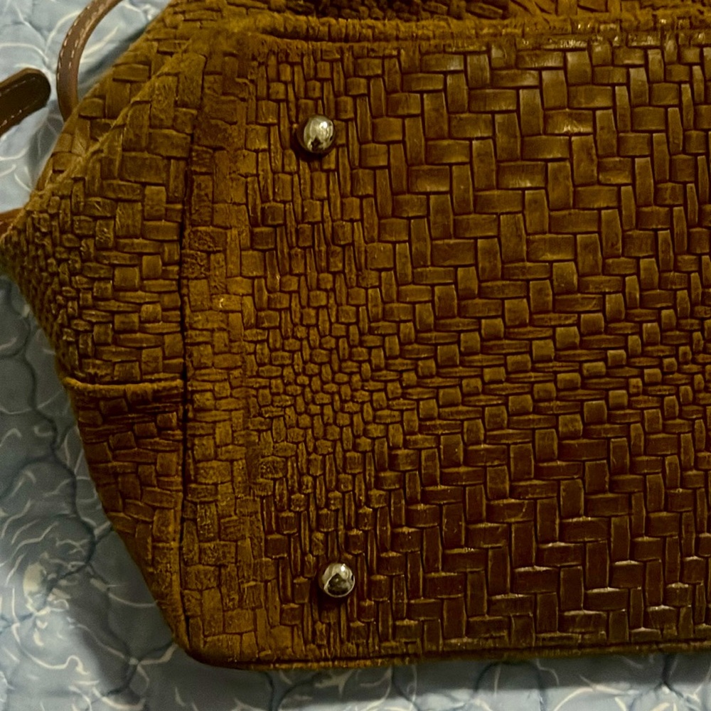 Pre-loved Fiore Handbag - Brown Leather, made in Italy - Picture 5 of 10
